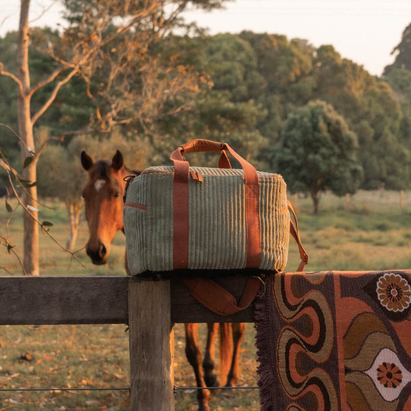 CORD COOLER BAG LARGE - CACTUS