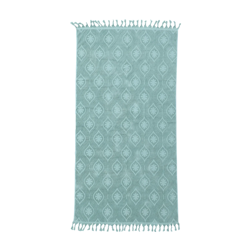 DAISY BEACH TOWEL - PEPPERMINT