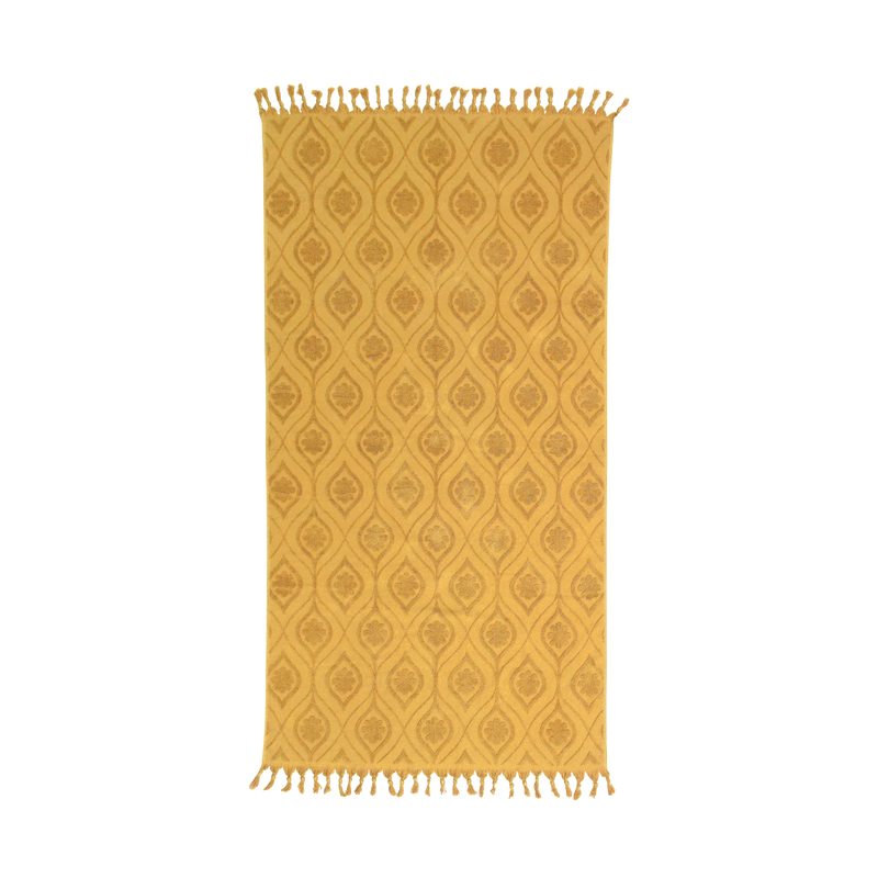 DAISY BEACH TOWEL - GOLDEN