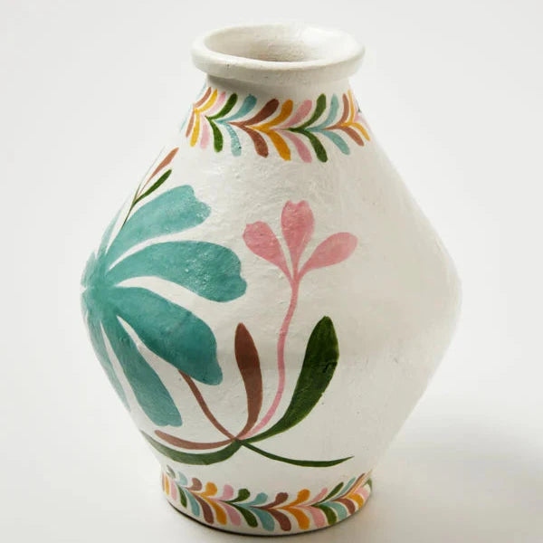 FOLKSY SQUAT VASE